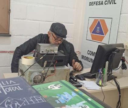 Defesa Civil de Morungaba participou do simulado a partir do próprio município 