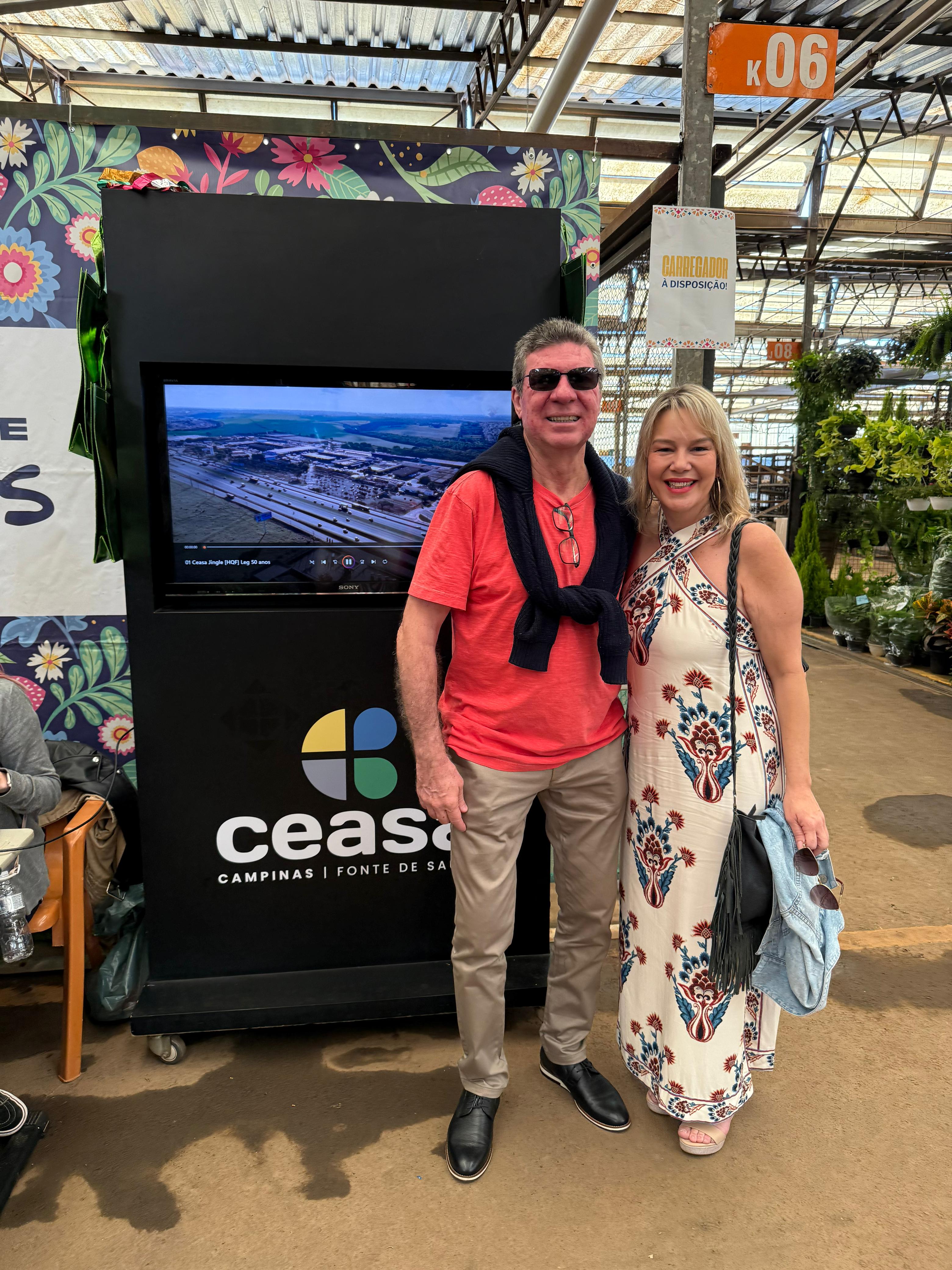 A presidente da Ceasa, Walquyria Majeveski, comemorou o sucesso do evento