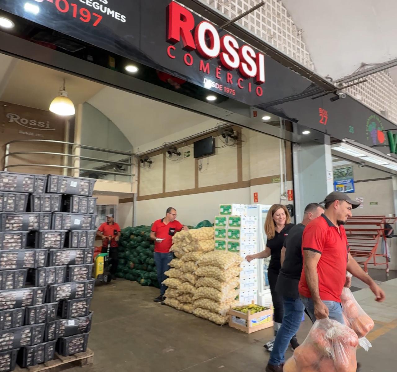 A Rossi está com a Ceasa Campinas desde 1975, quando foi inaugurada a sede do entreposto na rodovia Dom Pedro I