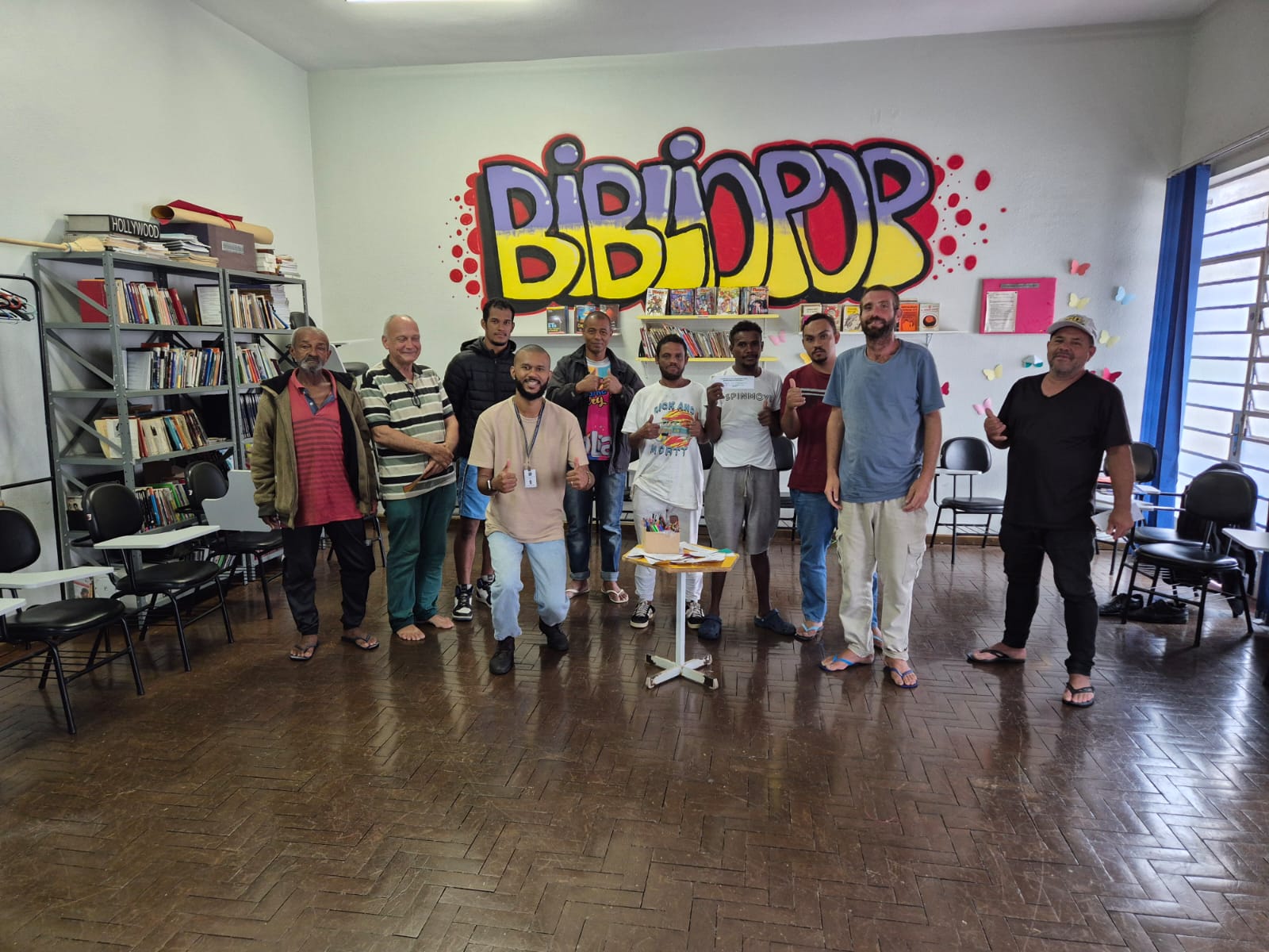 A oficina integra as ações socioeducativas desenvolvidas pelo Centro POP Sares II 