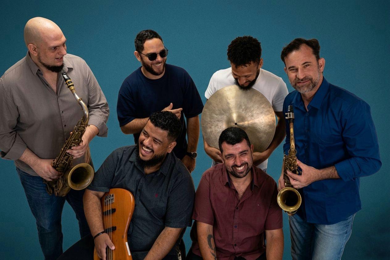 Grupo Anelo6teto promove vivência musical a alunos do Projeto Guri, em Campinas