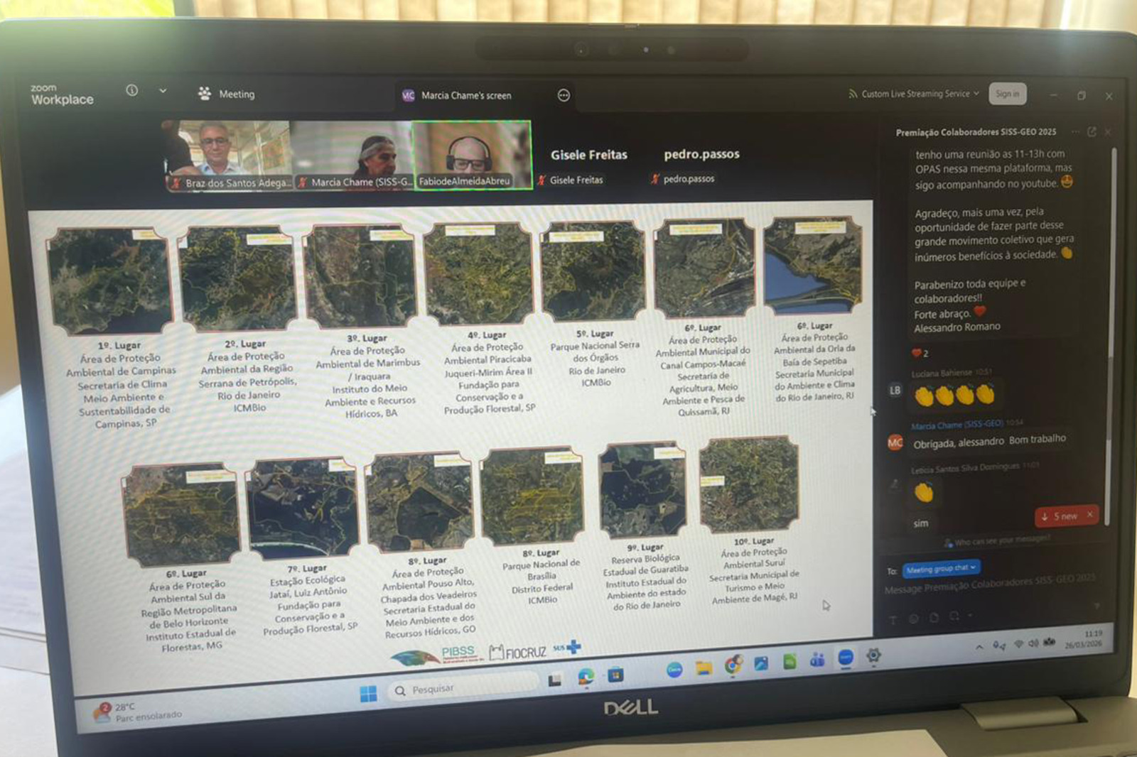 Secretário Braz Adegas Júnior representa Campinas em premiação nacional da Fiocruz e destaca protagonismo da APA no monitoramento da fauna e na conservação ambiental