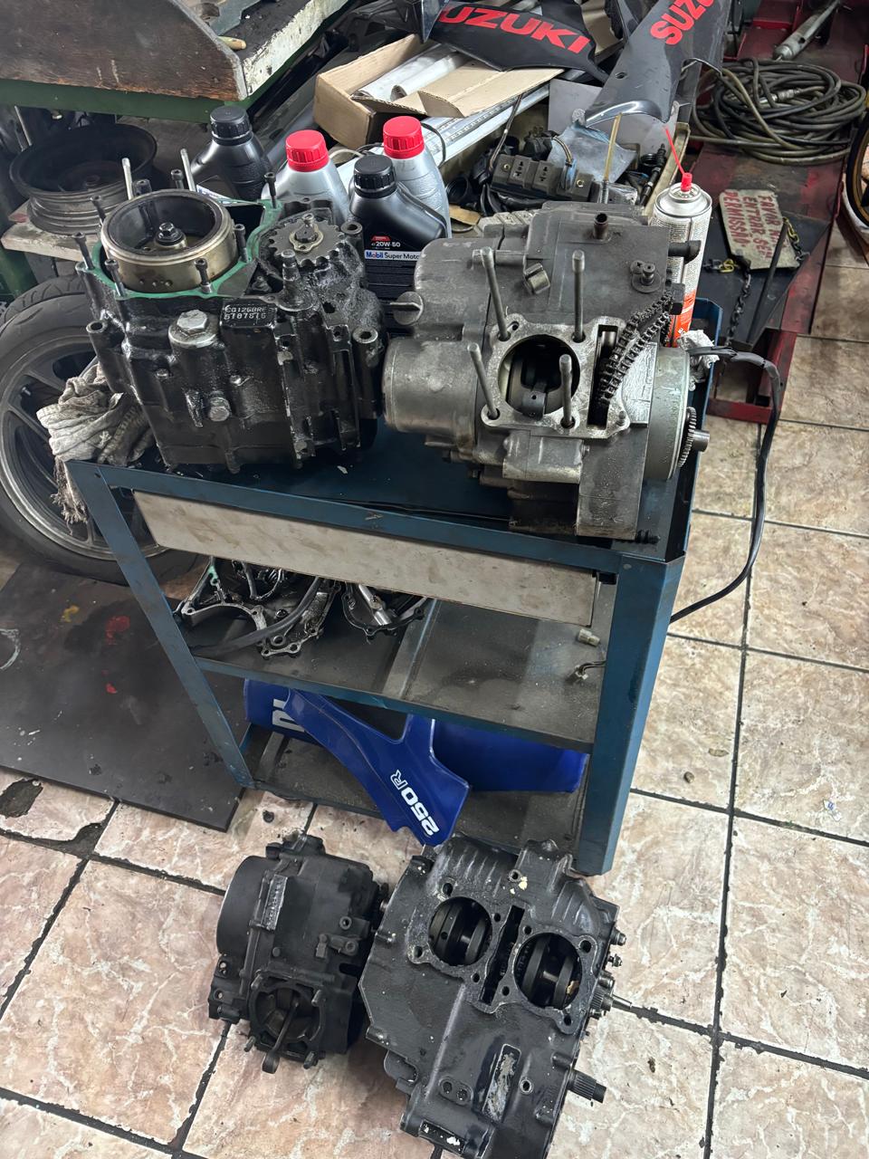 Blocos de motor estavam sem a numeração