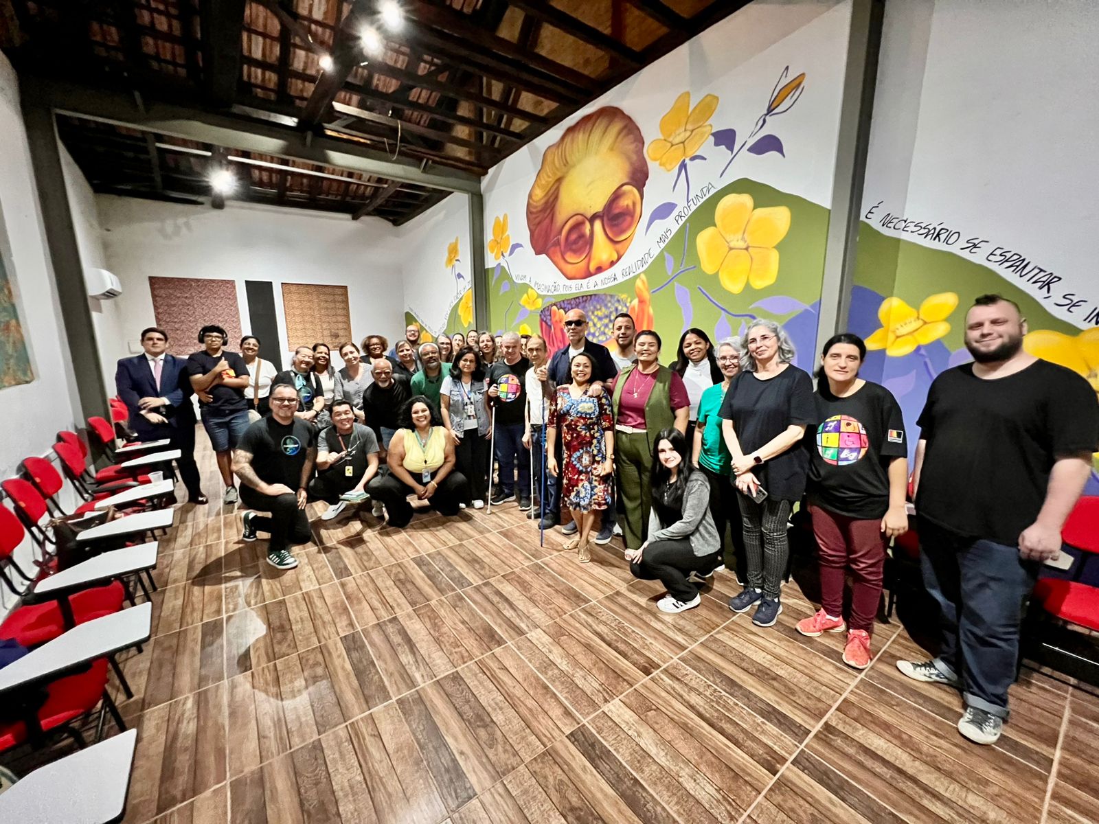 Reunião do Conselho Municipal dos Direitos da Pessoa com Deficiência que definiu a Mesa Diretora na quarta-feira, 8 de abril