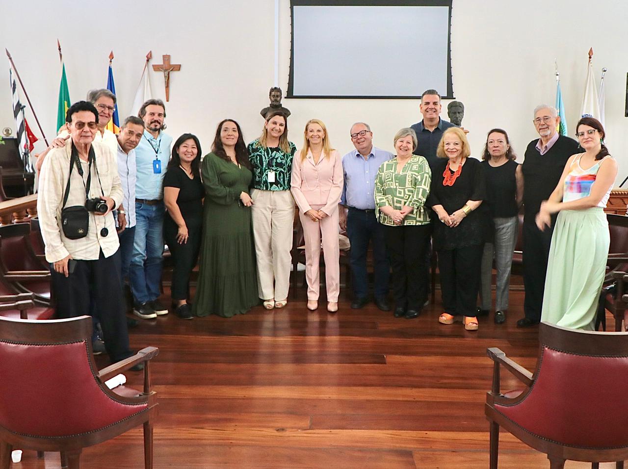 Comissão organizadora do Mês Carlos Gomes 2026 em Campinas tem representantes da Prefeitura, Câmara Municipal, Unicamp e entidades culturais