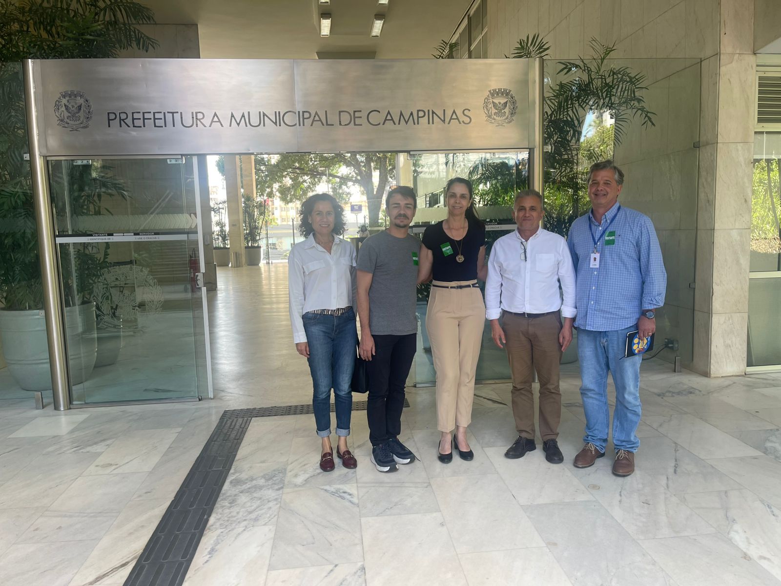 Adegas recepcionou visitantes no saguão do Paço Municipal