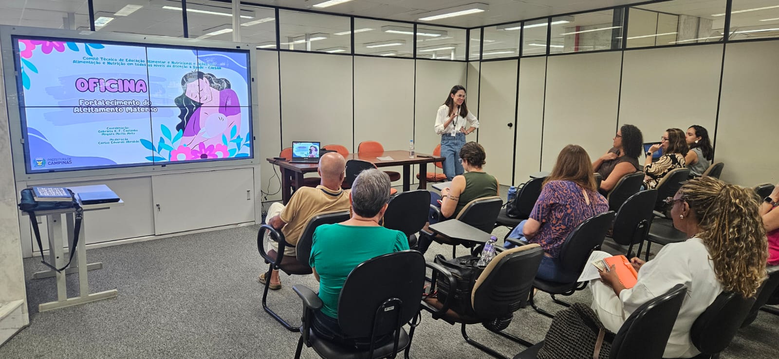 Encontro reforçou que o aleitamento materno não diz respeito apenas à saúde: passa pela educação, trabalho, assistência social e abastecimento alimentar