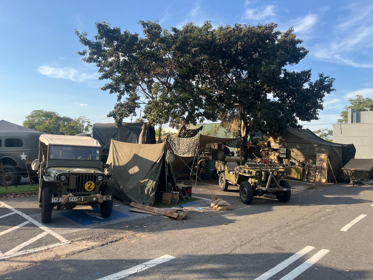  Exposição de viaturas militares antigas integra a programação