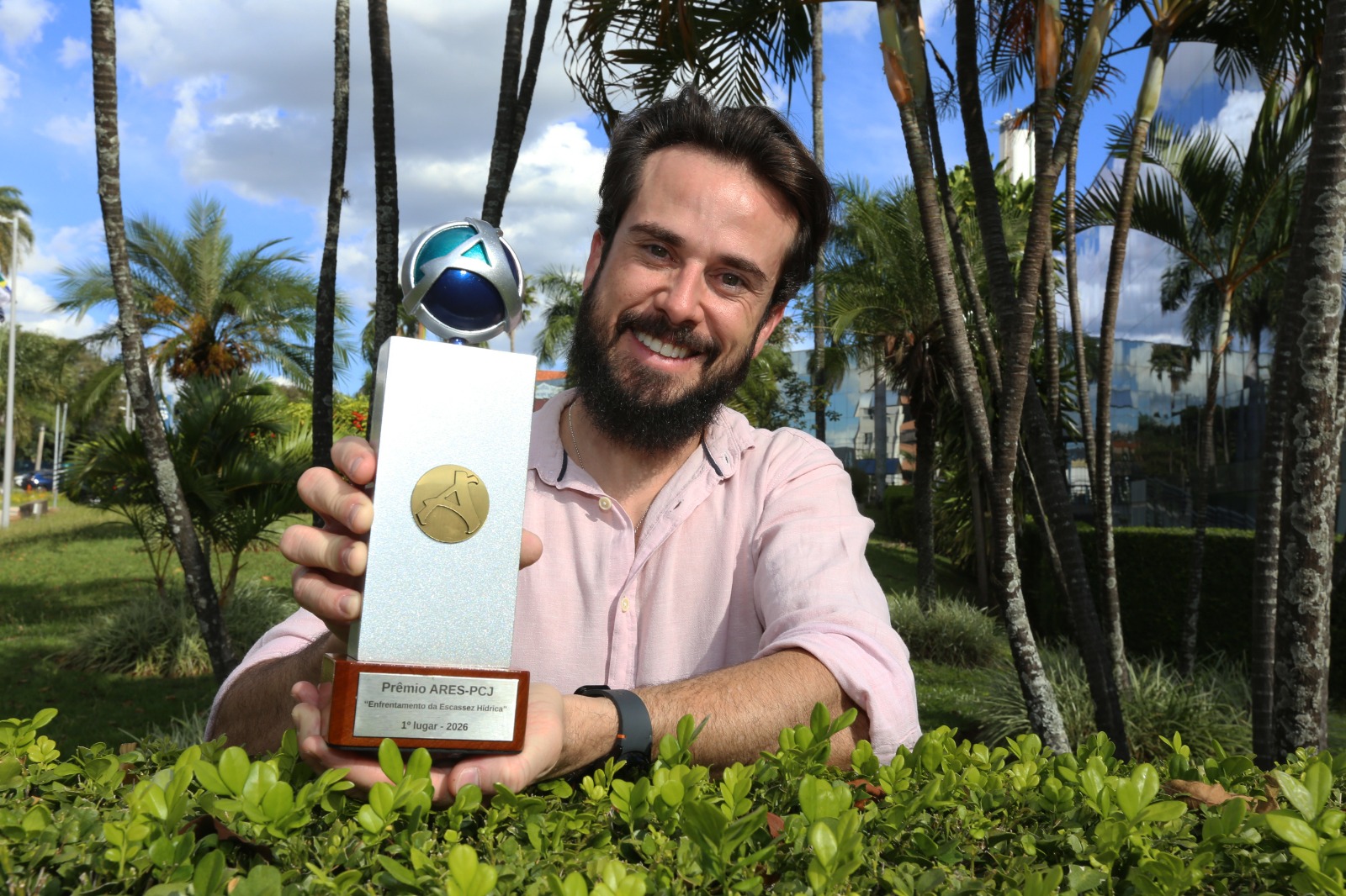 O biólogo Diego Pinto: solução inovadora para garantia da segurança hídrica