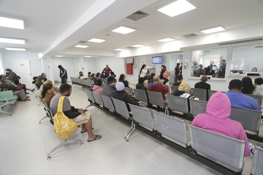 Sala de espera da UPA São José, em Campinas