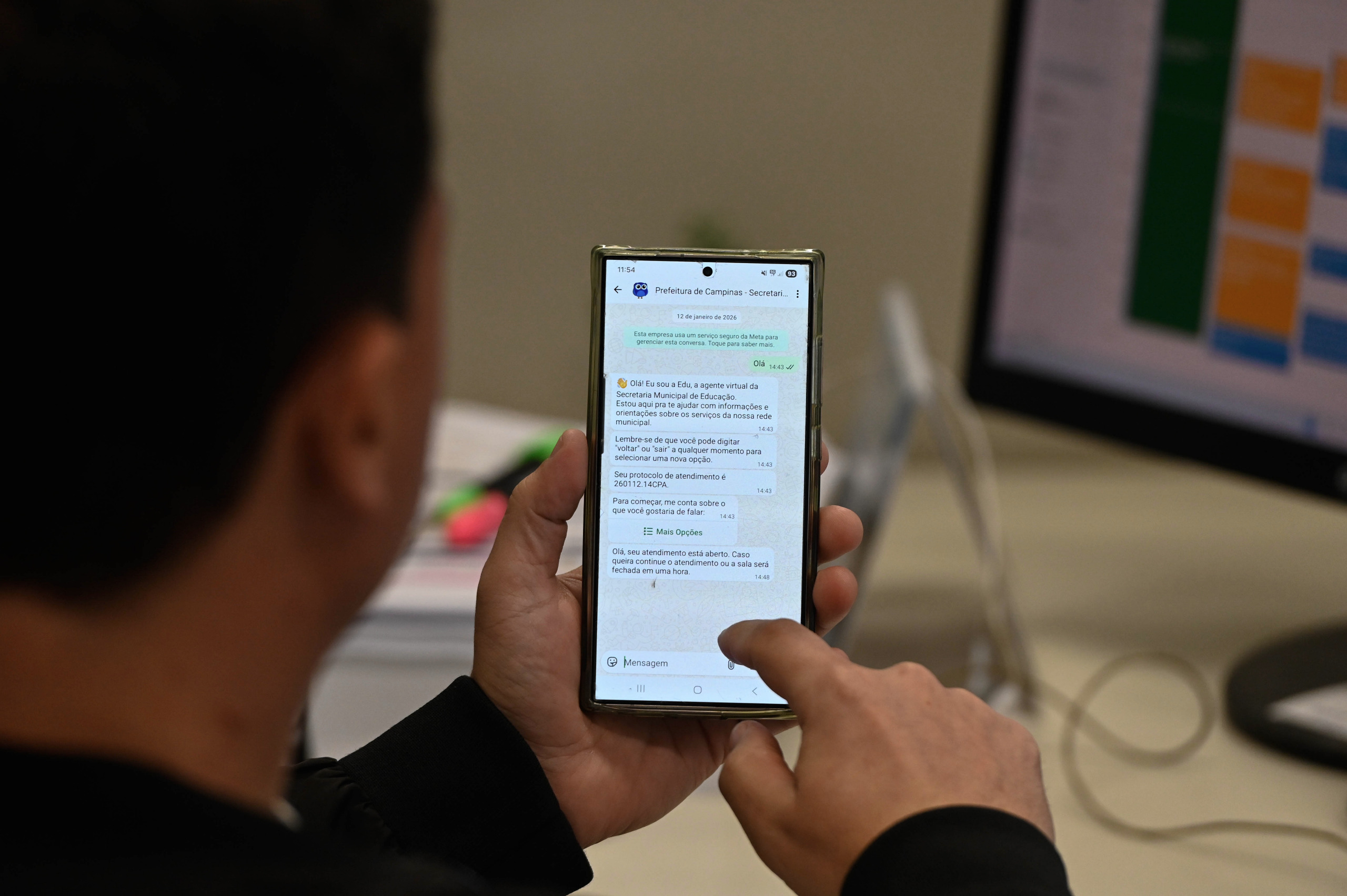Plataforma Fale Conosco SME funciona via WhatsApp