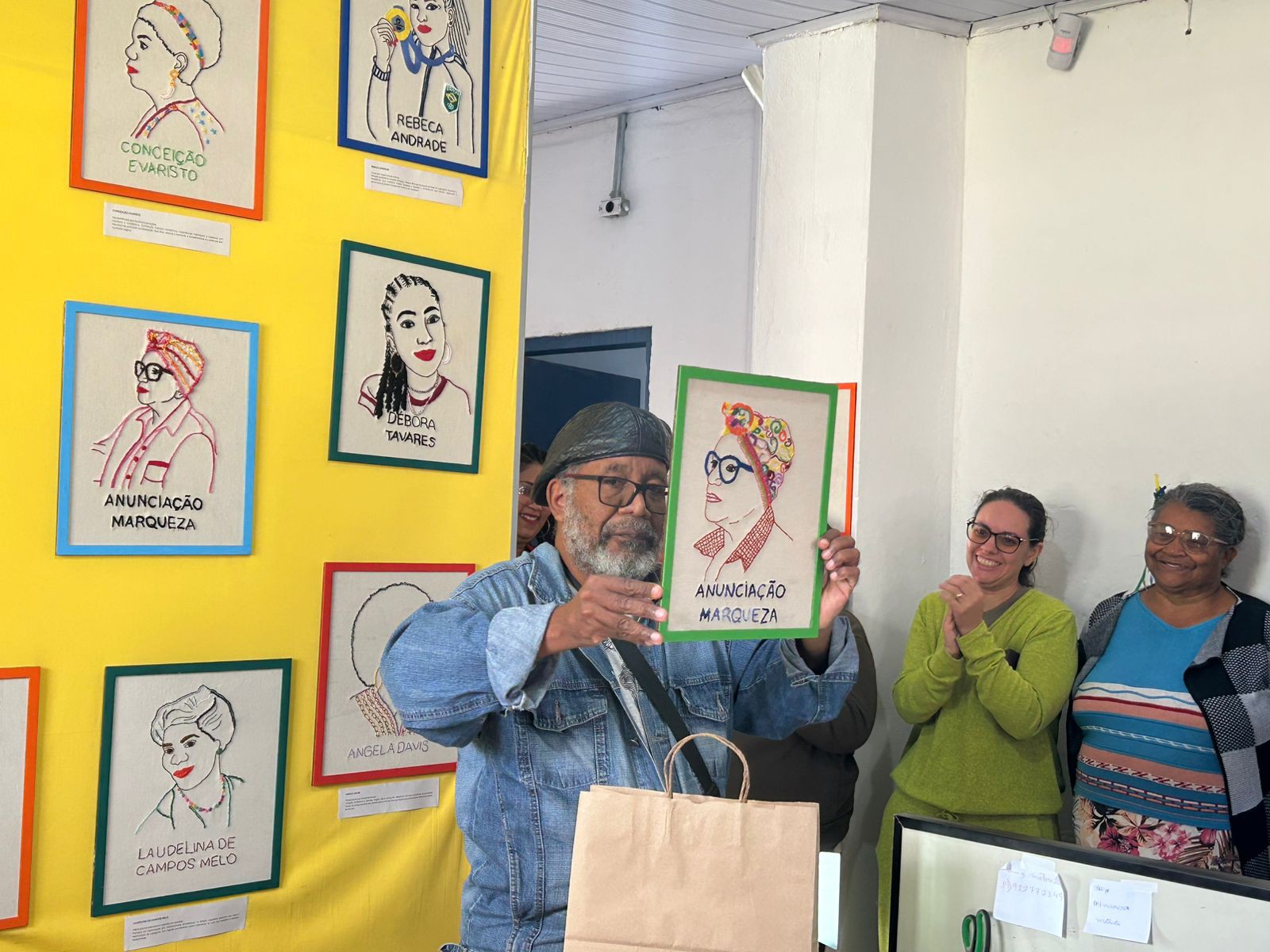 O viúvo de Anunciação Marquesa dos Santos de Almeida, João Almeida, participou do evento de terça-feira