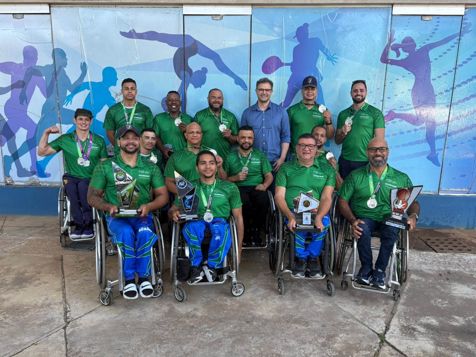 O time campineiro levou, ainda, o troféu de Melhor Técnico, coroando o trabalho do treinador Caio Martins