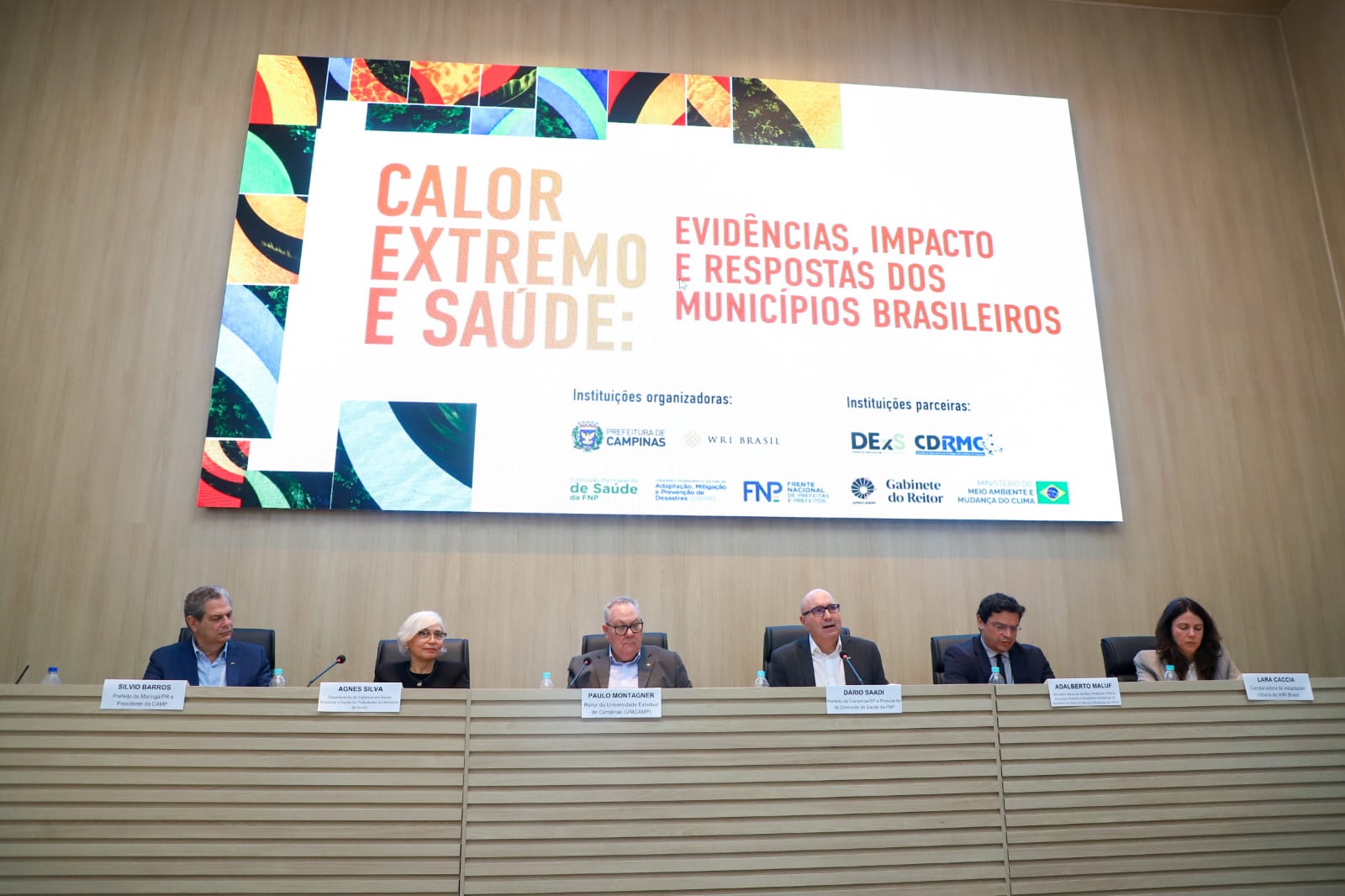 O prefeito de Campinas e presidente da omissão de Saúde da FNP, Dário Saadi, participou da abertura