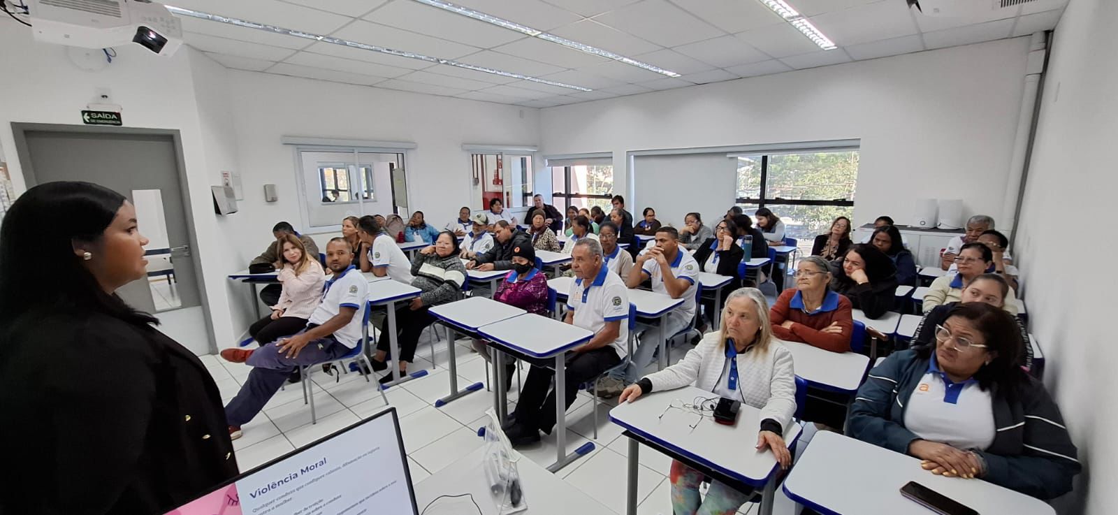 O  encontro permitiu troca de experiências e maior conhecimento sobre formas de enfrentar a violência contra mulheres