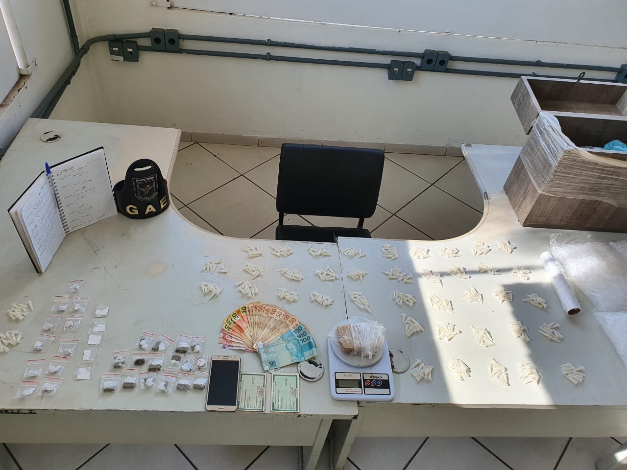 Apreensão tirou drogas das ruas