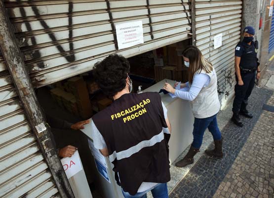 Foram inspecionados mais 67 estabelecimentos