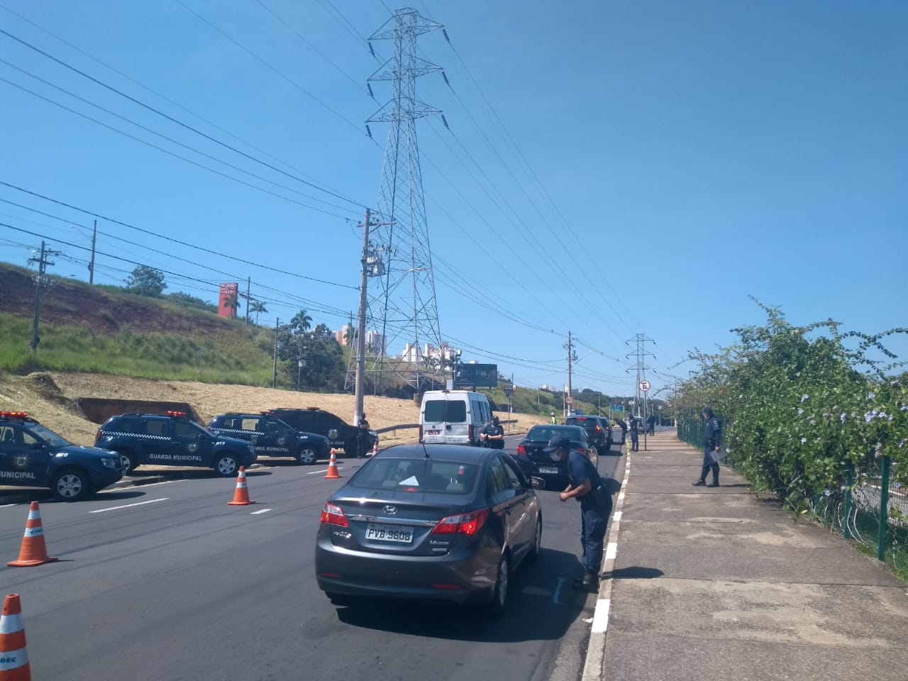 Nestes sábado, foram fiscalizados três pontos: a Rodovia Heitor Penteado, a Avenida Mackenzie e a Avenida Guilherme Campos. 