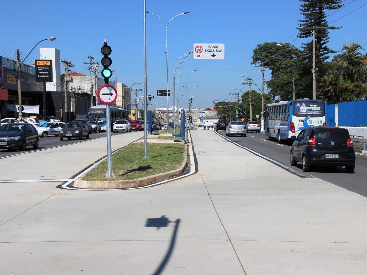 Linhas do sistema convencional do transporte coletivo passam a realizar paradas nas faixas BRT Ouro Verde