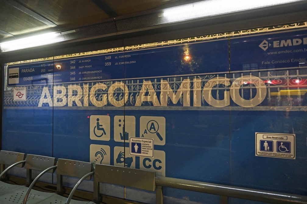 Um ponto de ônibus do Abrigo Amigo será instalado na entrada do Innovation Week