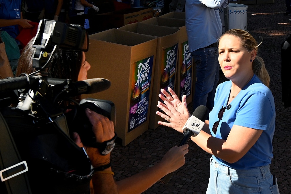 A mídia ajudou na divulgação, como nesta entrevista da secretária de Desenvolvimento e Assistência Social