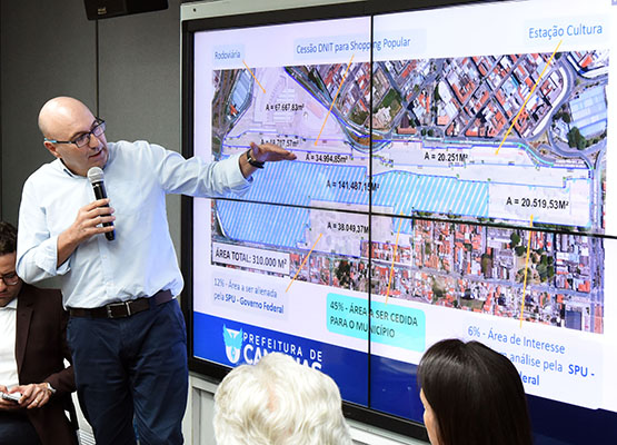 Dário explicou as possibilidades abertas com o recebimento da área