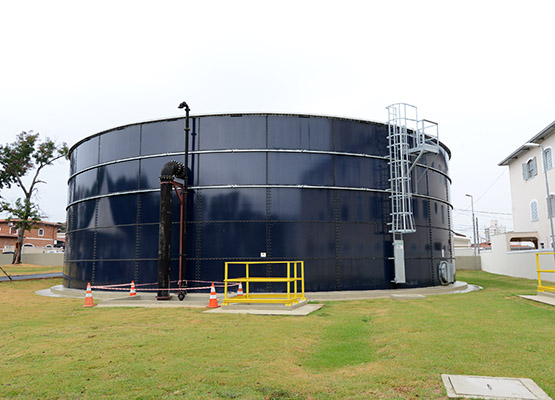 Reservatório João Erbolato tem capacidade para 2,5 milhões de litros de água