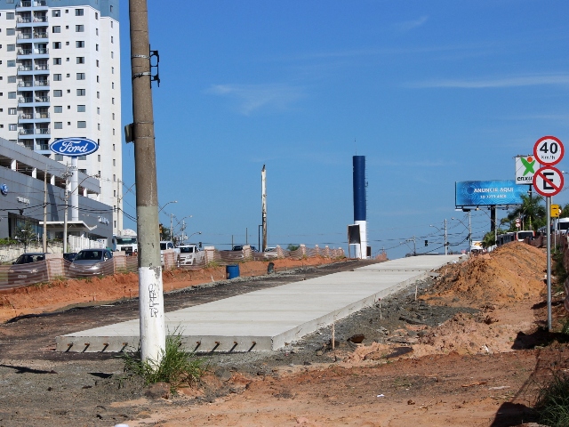 Comerciantes pediram a obra
