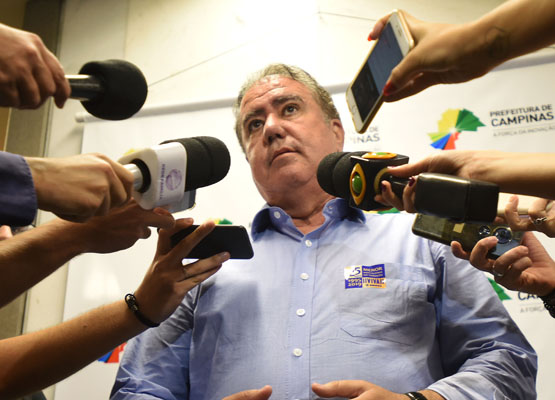 Prefeito Jonas Donizette anunciou os dados do Infosiga 