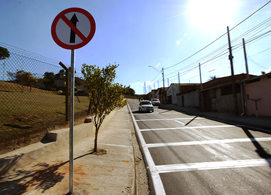 Medidas incluíram sinalização horizontal e vertical