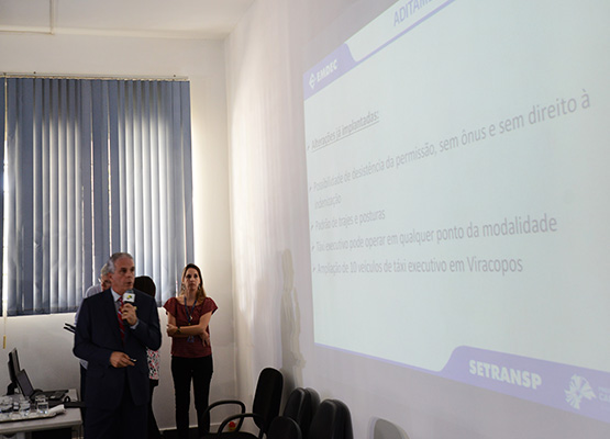 Barreiro, secretário de Transportes, explicou os novos regramentos