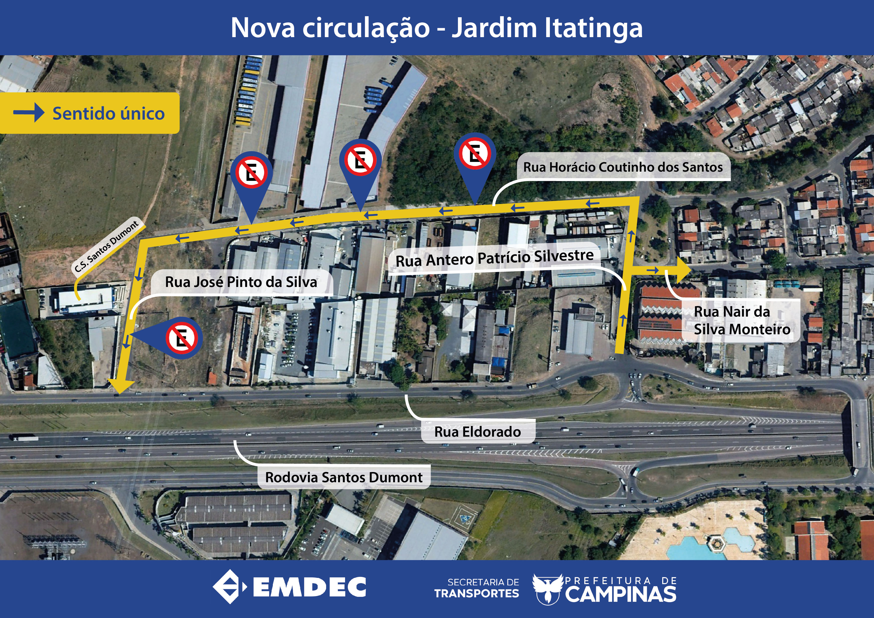 Alterações ampliam segurança no acesso à Rodovia Santos Dumont