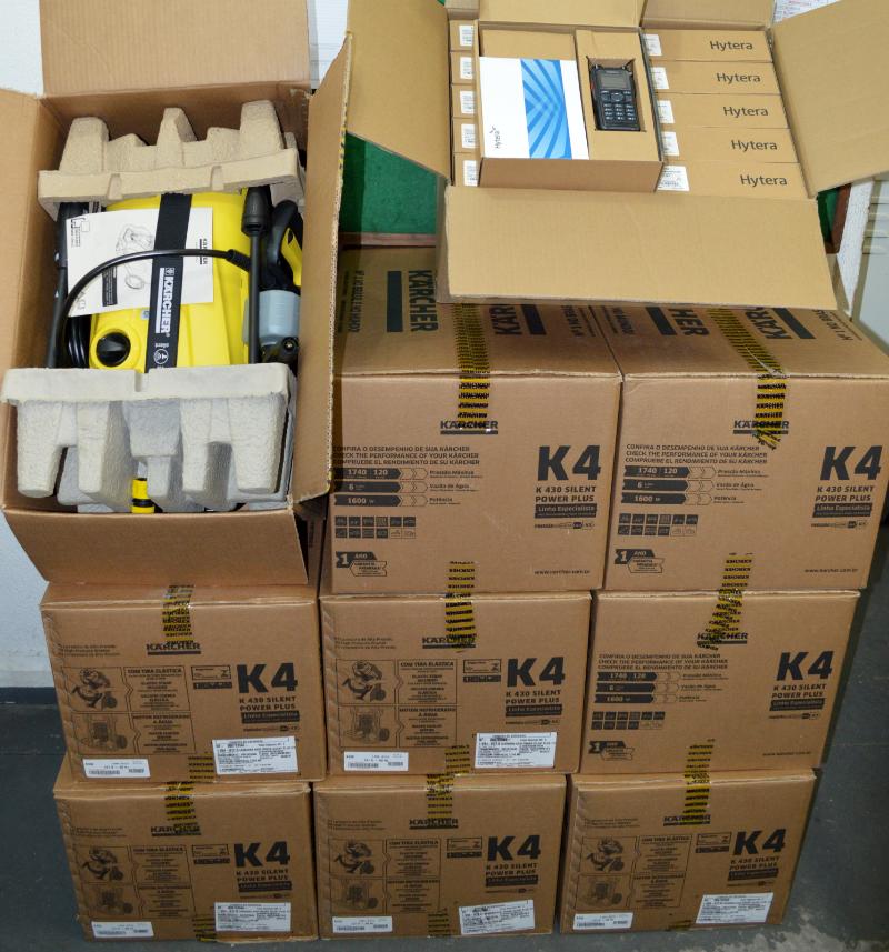 Lavadoras e rádios novos contribuem para a melhoria dos serviços de segurança pública prestados à população