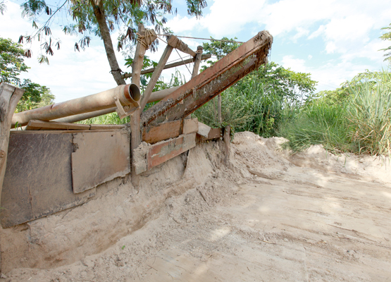 Areia já processada
