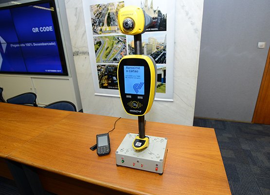 Todos os validadores dos ônibus já possuem o leitor de tíquete 