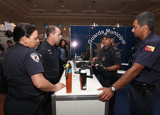 Estande da GM de Campinas na abertura do evento