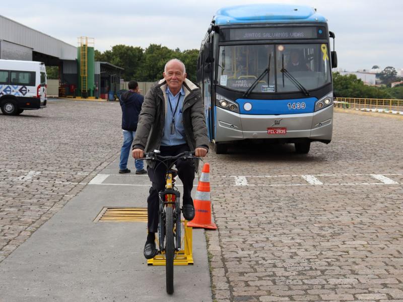 Motoristas tomaram o lugar de motociclistas e ciclistas na simulação