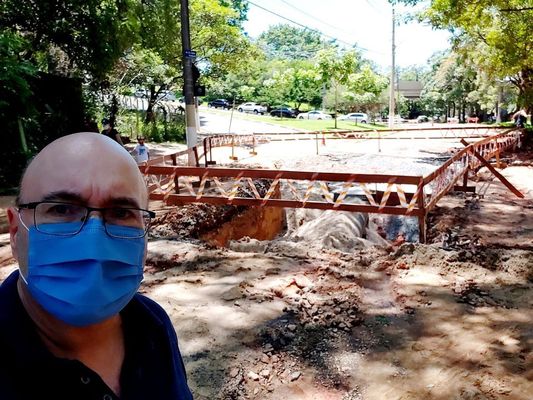 Prefeito aproveita o fim de semana para vistoriar obras