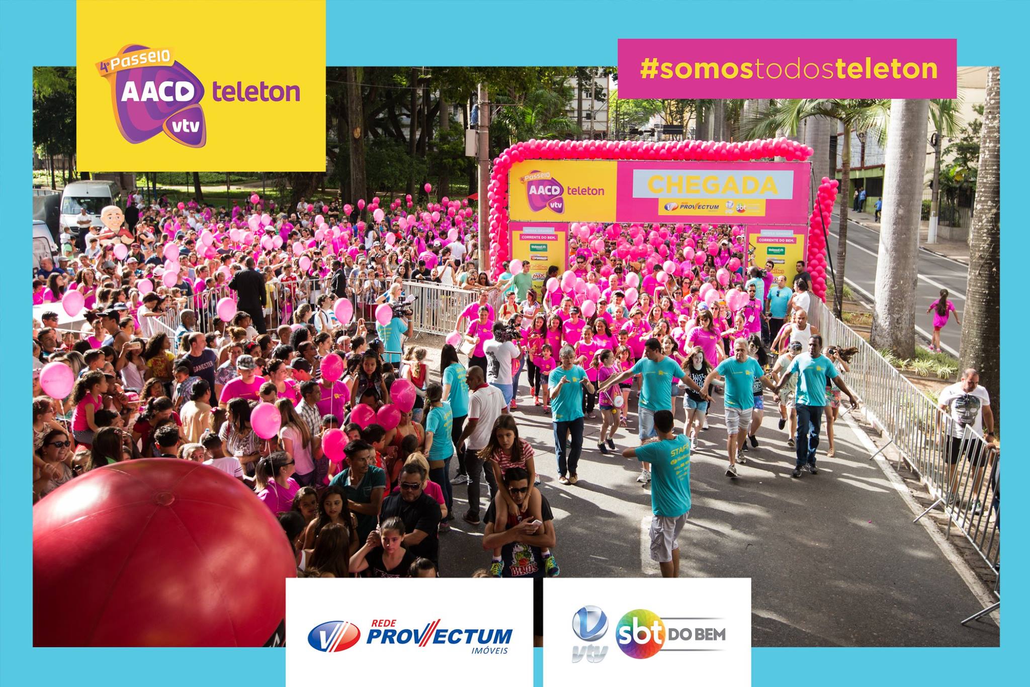 Imagens do Teleton do ano passado: diversão para a família