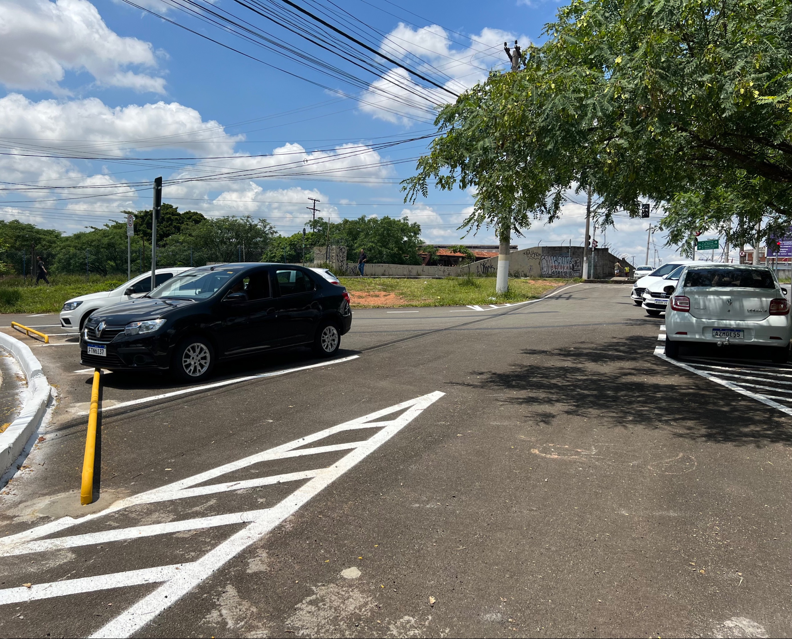 Projeto começou no ano passado, com demarcação de 16 vagas