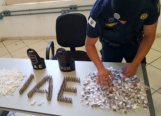 Drogas foram recolhidas pelos GMs