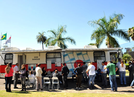 Das 50 pessoas que passaram pela triagem 41 conseguiram doar