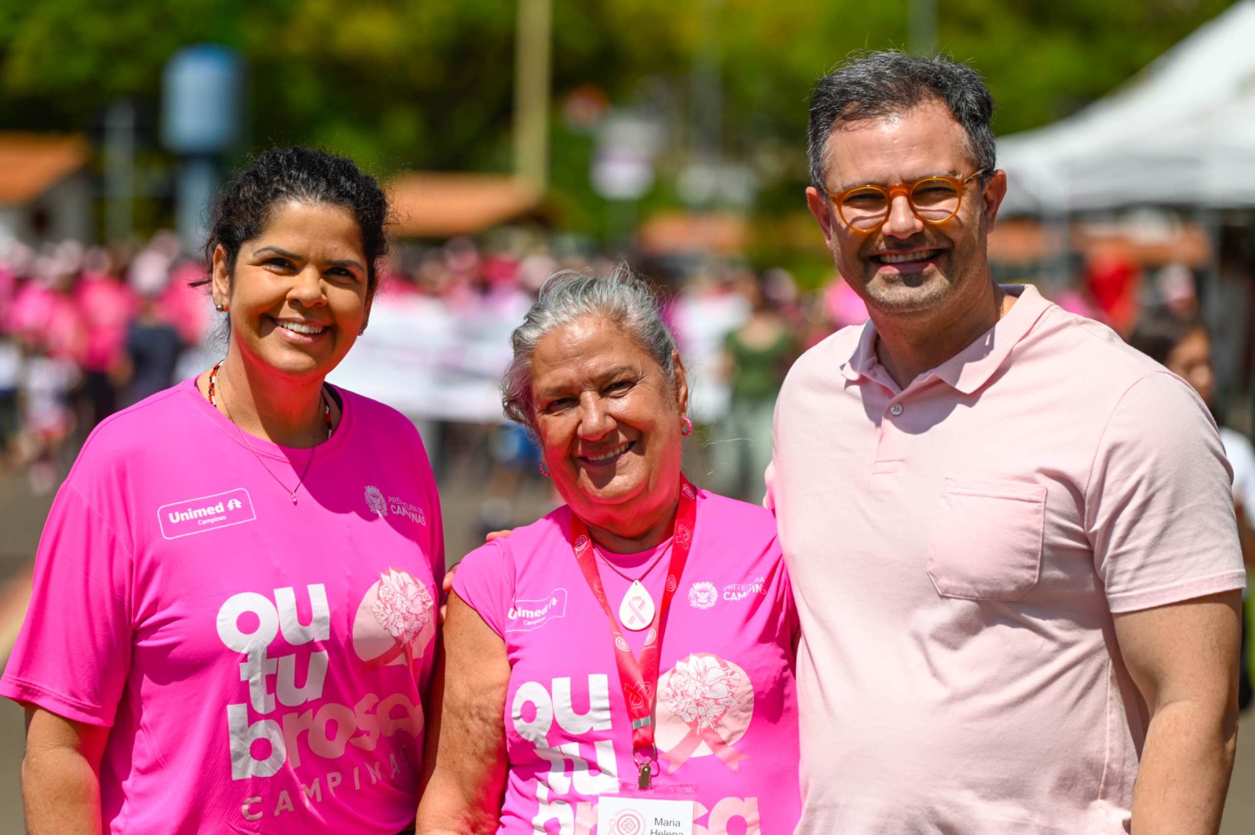 Secretário de Esportes e Lazer, Fernando Vanin, destaca a importância dos homens apoiarem a causa