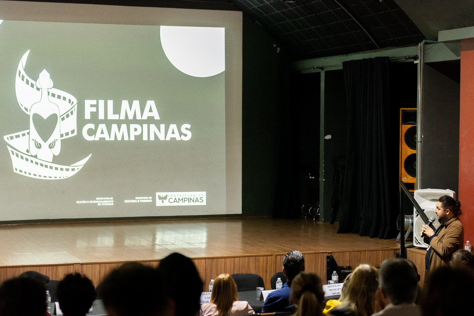O “Filma Campinas”, projeto da Secretaria Municipal de Cultura e Turismo, também foi apresentado no evento