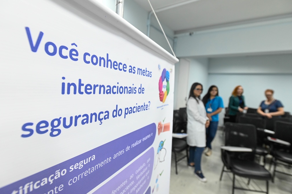 O objetivo é sempre a segurança do paciente, segundo metas estabelecidas internacionalmente