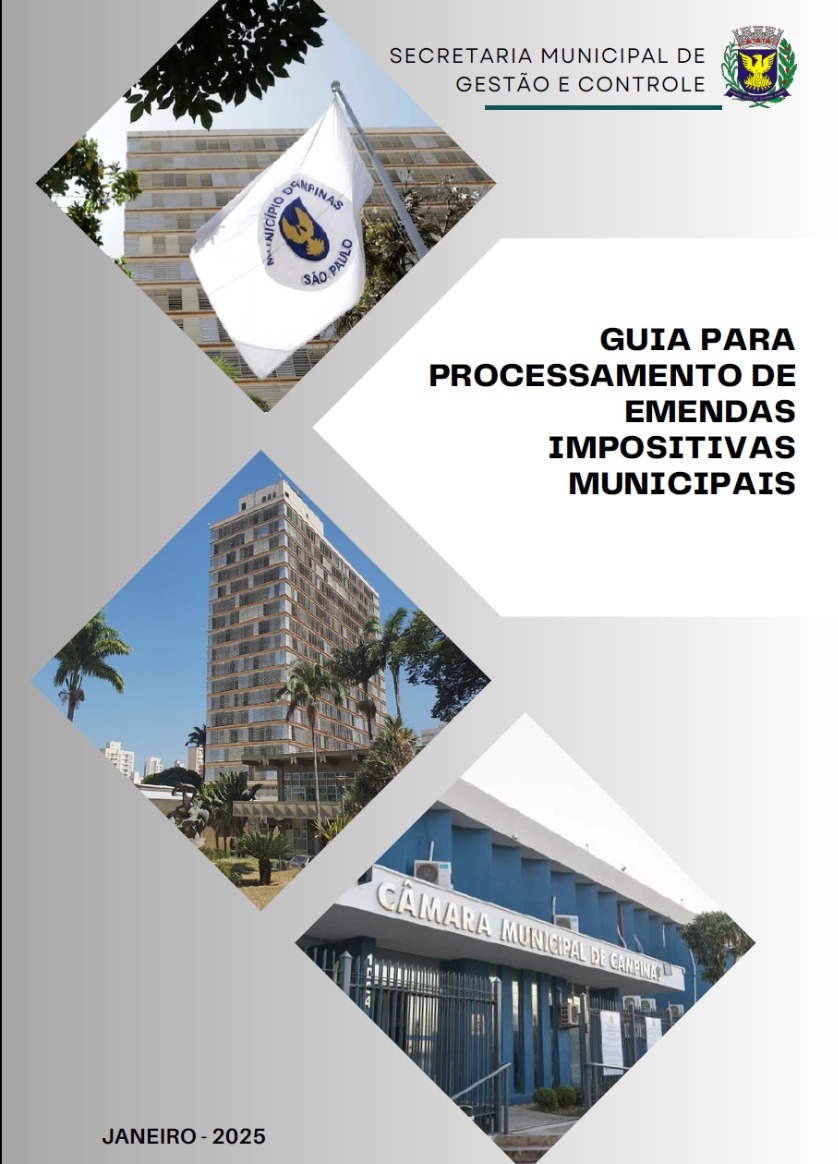 Guia fornece subsídios sobre os principais aspectos relativos à gestão das emendas impositivas municipais