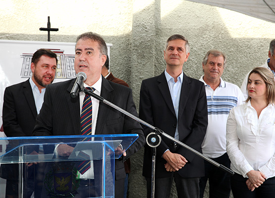 Prefeito fala em inauguração do espaço