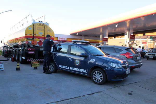 Agentes da Guarda Municipal garantiram a tranquilidade nos postos