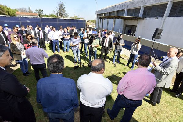 Presidente da Sanasa, Arly de Lara Romêo, agradeceu aos envolvidos na construção