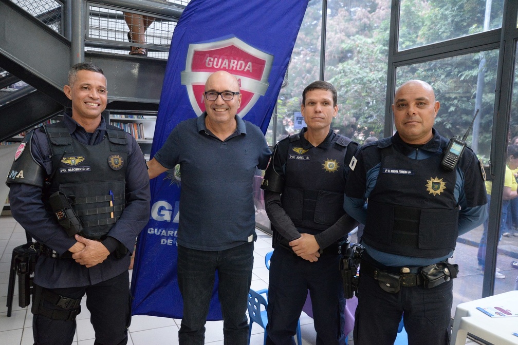 A Guarda Municipal levará a Sala Lilás Itinerante do programa Guarda Amiga da Mulher, voltada ao acolhimento e à orientação sobre violência doméstica